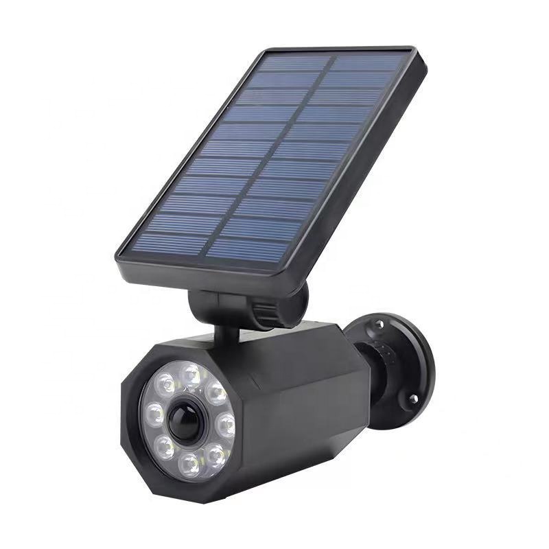 Solar Security Light - كاميرا وهمية 8 LED مقاومة للماء