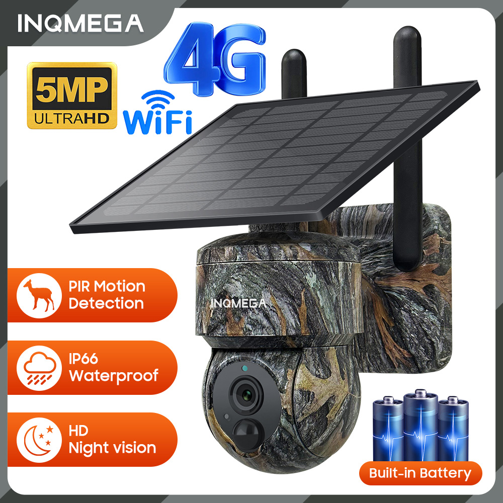 Home Security And Monitoring - INQMEGA 5MP 4G / WIFI كاميرا