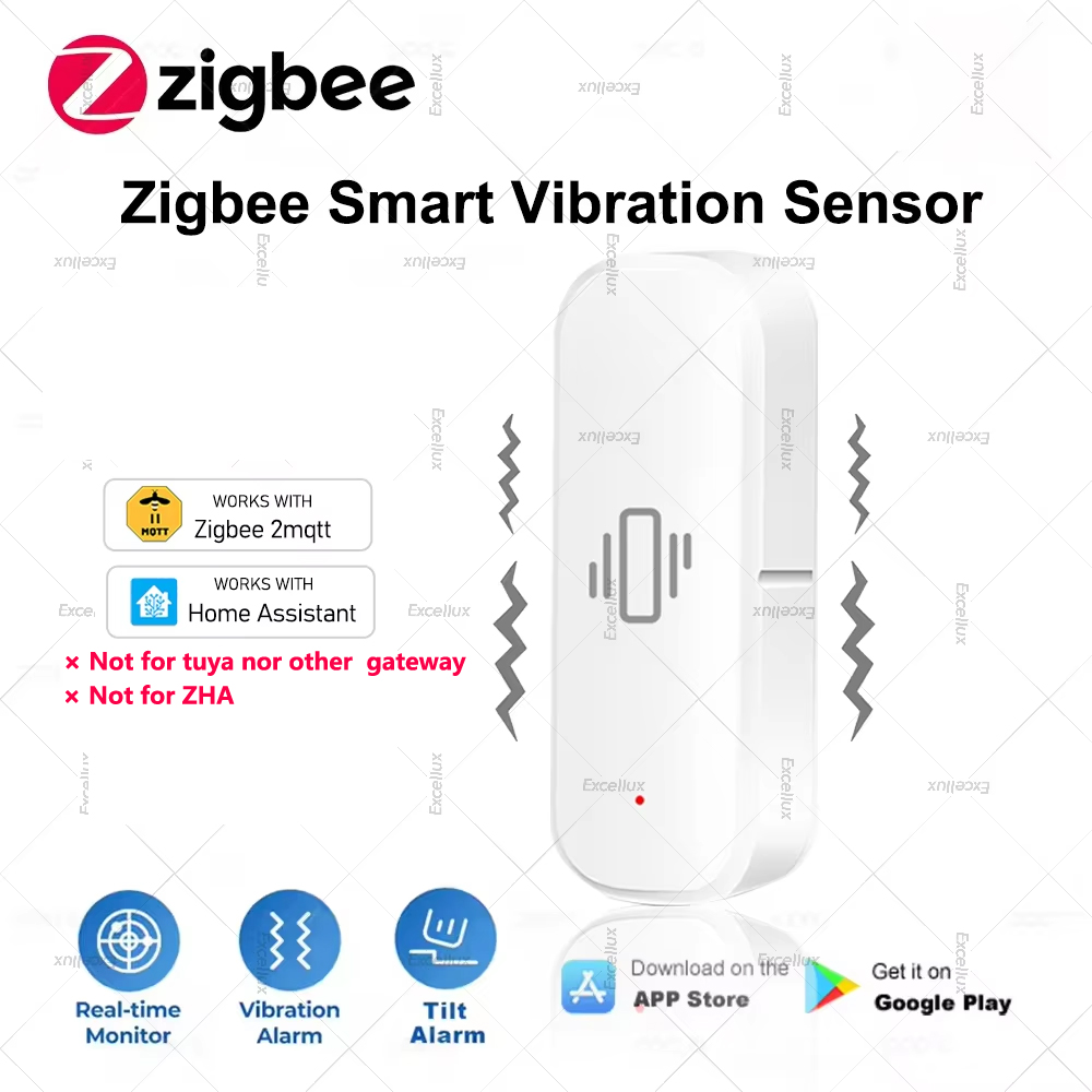 Home Security And Monitoring - زيجبي الذكية مستشعر الاهتزاز حماية أمن