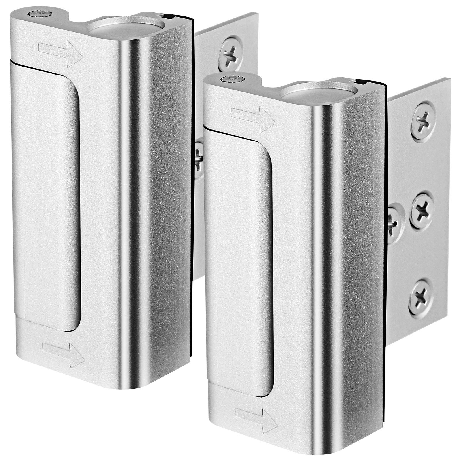 Home Security Door Reinforcement Lock - قطعتان من أقفال الأمان المصنوعة من