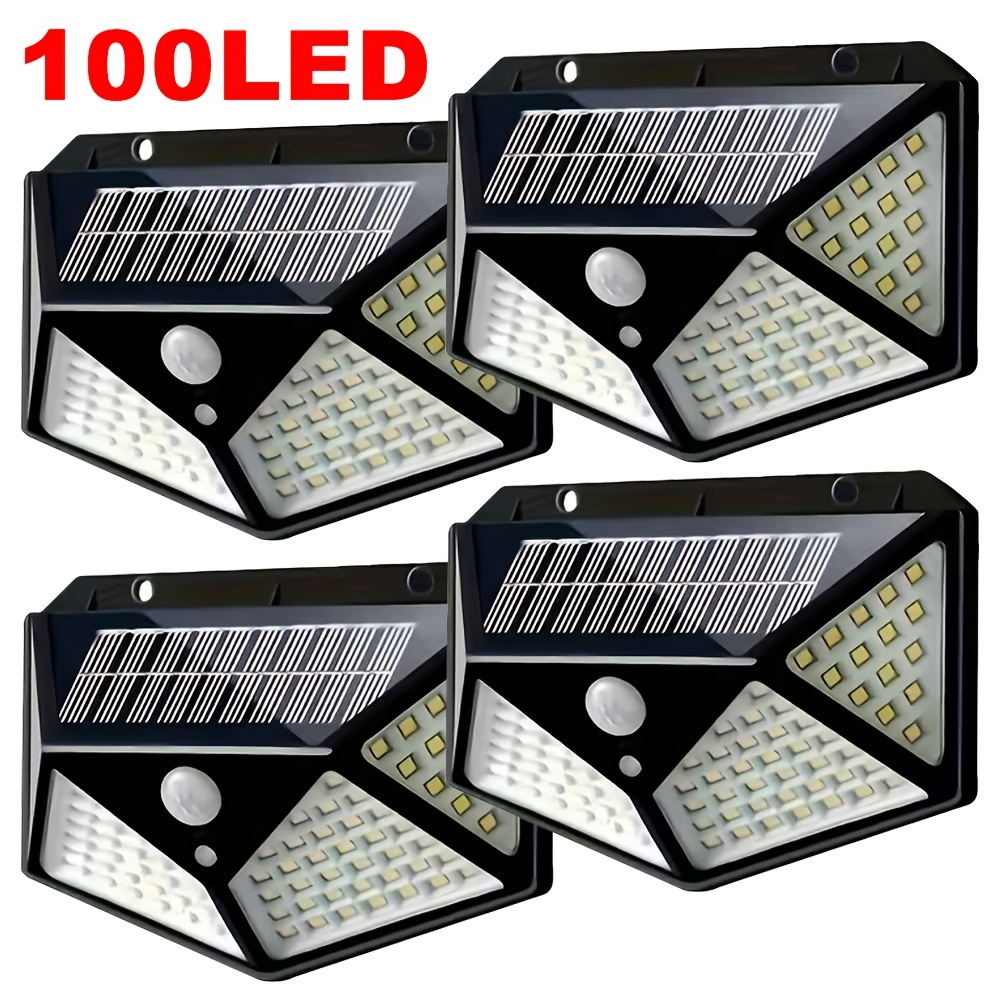 Solar Security Light - مصباح حديقة شمسي خارجي بـ 100