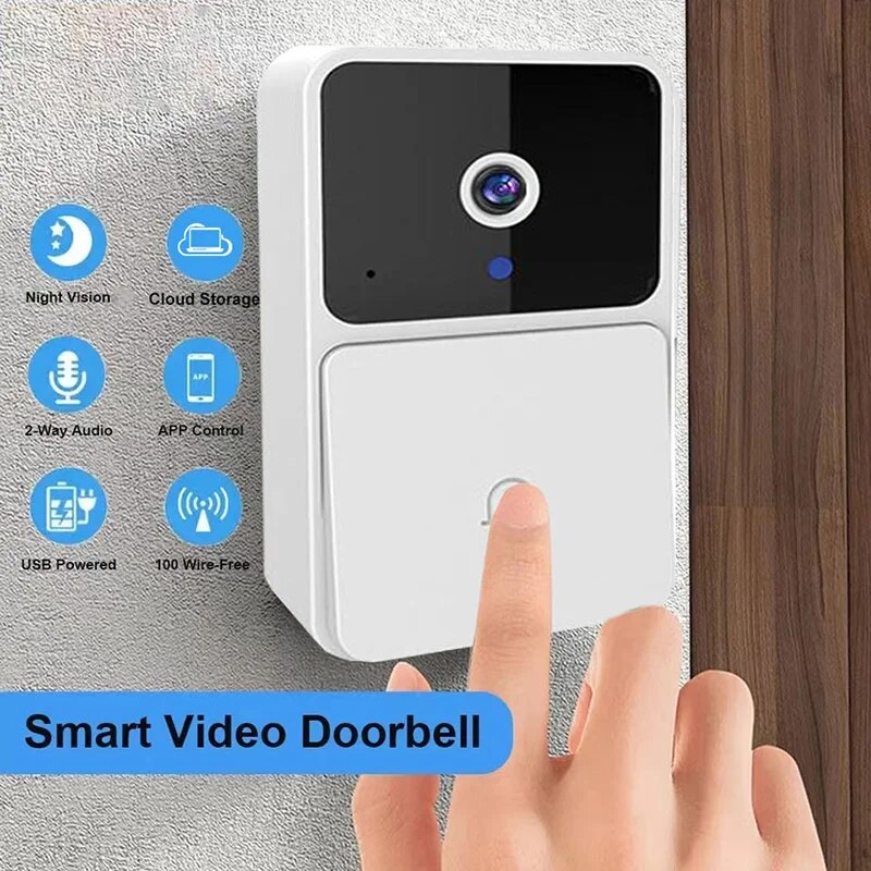 Home Security Features - جرس باب فيديو واي فاي لاسلكي