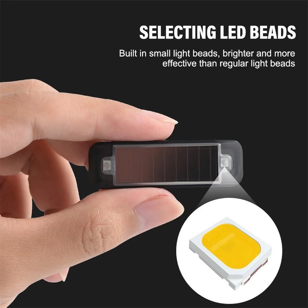 Solar Security Light - مصباح LED صغير للطاقة الشمسية للسيارة
