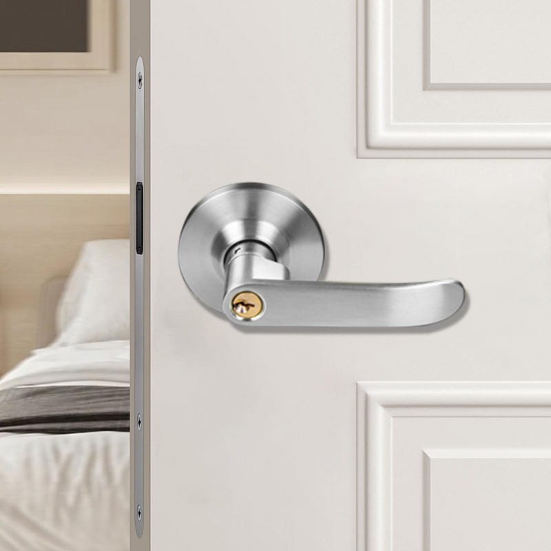 قفل مقبض الباب مع 3 مفاتيح، مق - مراجعة Home Security Door Reinforcement Lock وسعره