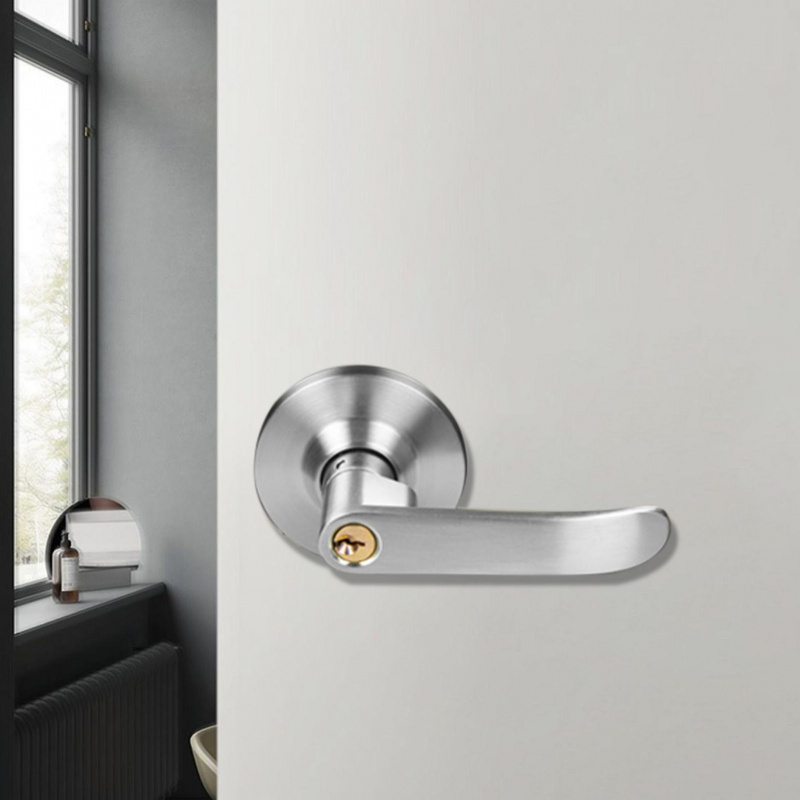 قفل مقبض الباب مع 3 مفاتيح، مق - مراجعة Home Security Door Reinforcement Lock وسعره
