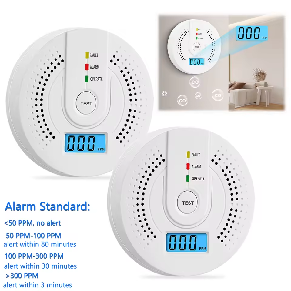 كاشف أول أكسيد الكربون، مراقبة - مراجعة Home Security And Monitoring وسعره