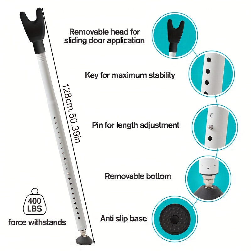 حاجز أمان قابل للتعديل 2 في 1  - مراجعة Home Security Door Reinforcement Lock وسعره