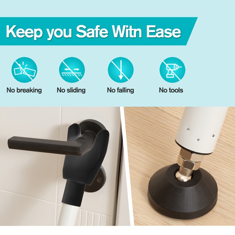حاجز أمان قابل للتعديل 2 في 1  - مراجعة Home Security Door Reinforcement Lock وسعره