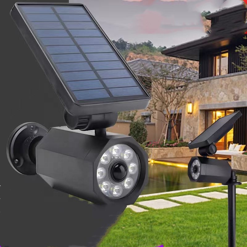 كاميرا وهمية 8 LED مقاومة للما - مراجعة Solar Security Light وسعره