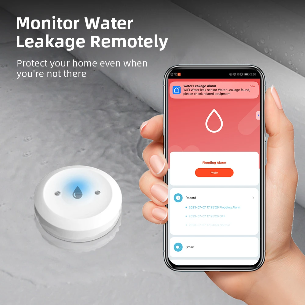 مستشعر تسرب المياه الذكي Zigbe - مراجعة Home Security And Monitoring وسعره