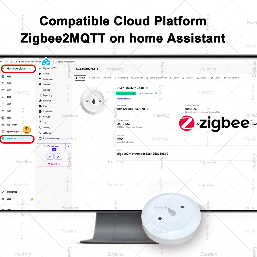 زيجبي كاشف المياه تسرب الاستشع - مراجعة Home Security And Monitoring وسعره