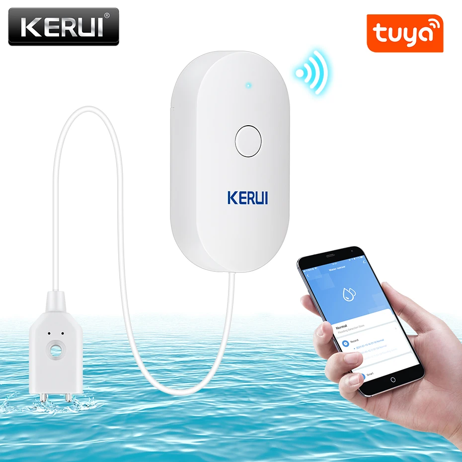 KERUI WiFi مستشعر المياه المنز - مراجعة Home Security And Monitoring وسعره