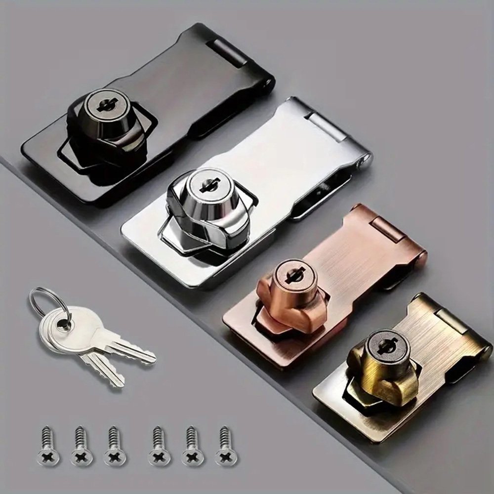 قفل غلق بمشبك عالي التحمل قفل  - مراجعة Home Security Door Reinforcement Lock وسعره
