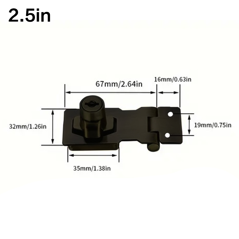 قفل غلق بمشبك عالي التحمل قفل  - مراجعة Home Security Door Reinforcement Lock وسعره