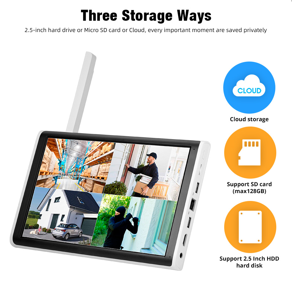 KERUI 2K 3K 4MP 8CH NVR WIFI O - مراجعة Home Security And Monitoring وسعره