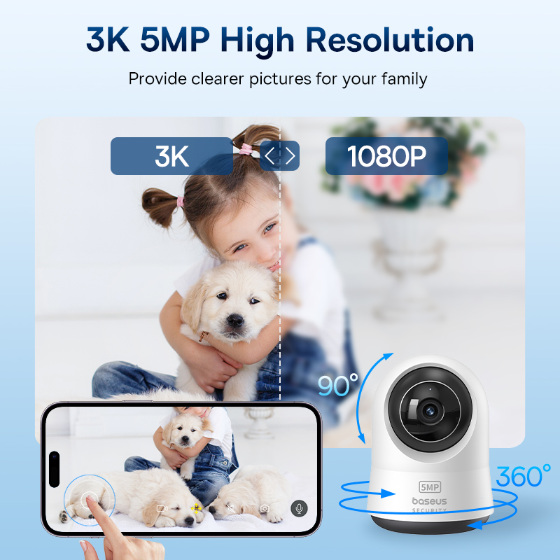 كاميرا Baseus 5MP 3K WiFi IP 2 - مراجعة Eufy Camera E220 وسعره
