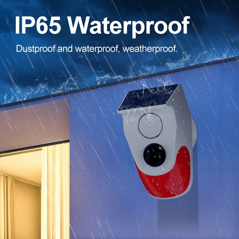 إنذار ضوء الصوت بالطاقة الشمسي - مراجعة Solar Security Light وسعره