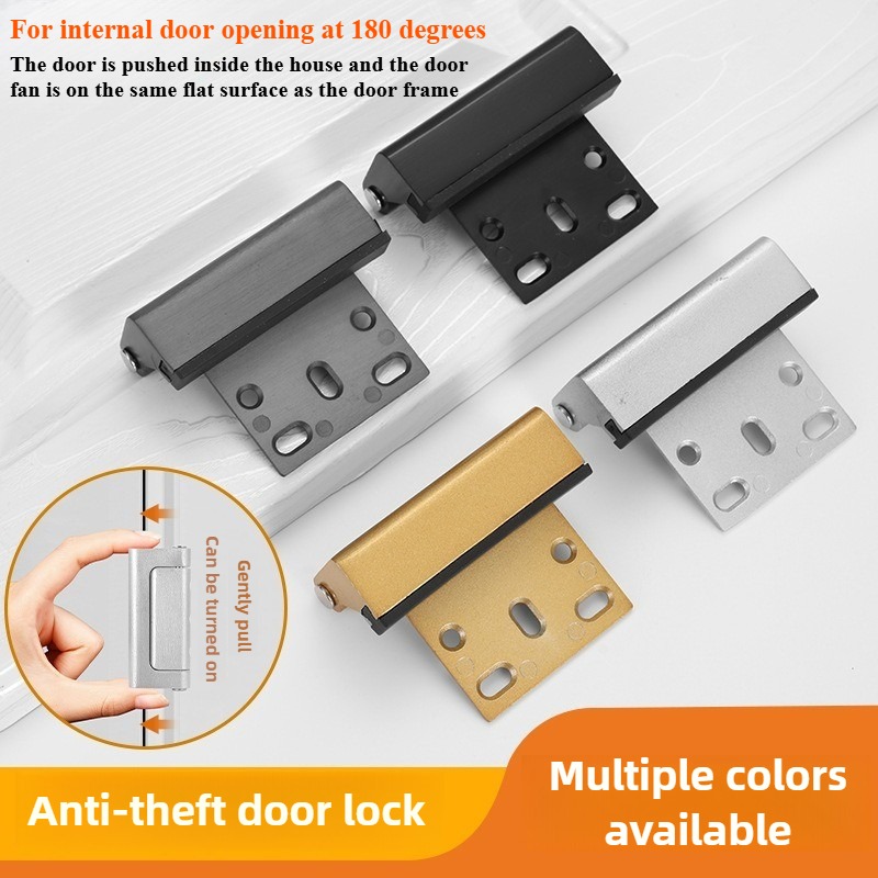 قفل أمان منزلي محسن للأبواب، ق - مراجعة Home Security Door Reinforcement Lock وسعره
