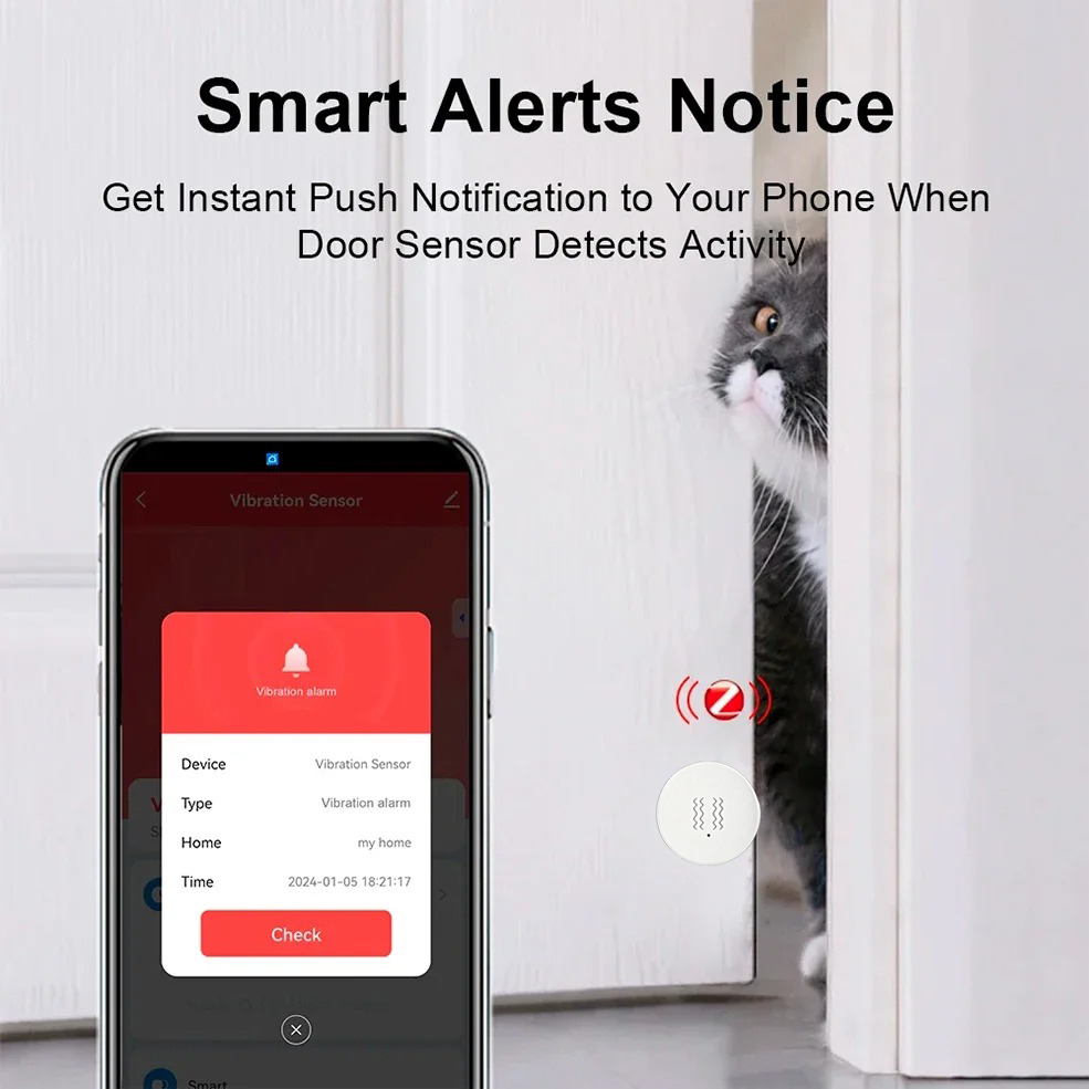جهاز استشعار الاهتزاز والإمالة - مراجعة Home Security And Monitoring وسعره