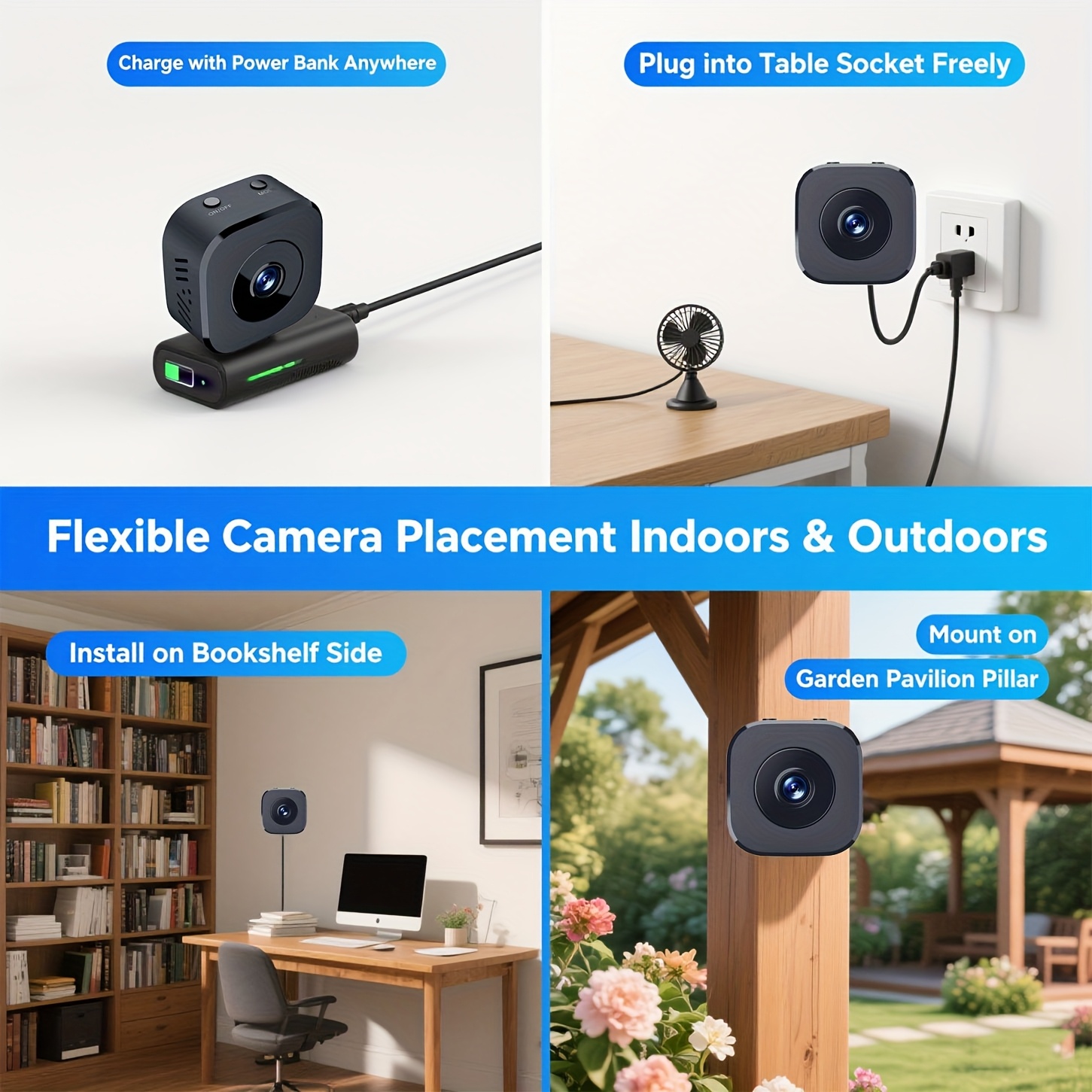 1080P HD كاميرا واي فاي صغيرة  - مراجعة Home Security And Monitoring وسعره