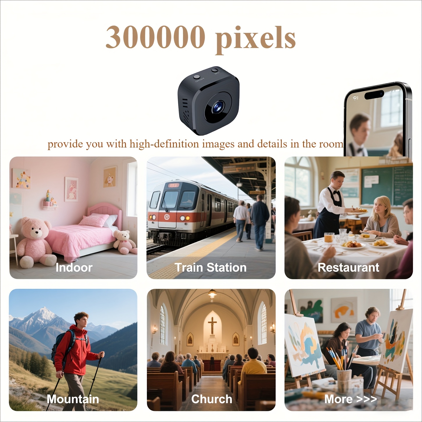 1080P HD كاميرا واي فاي صغيرة  - مراجعة Home Security And Monitoring وسعره
