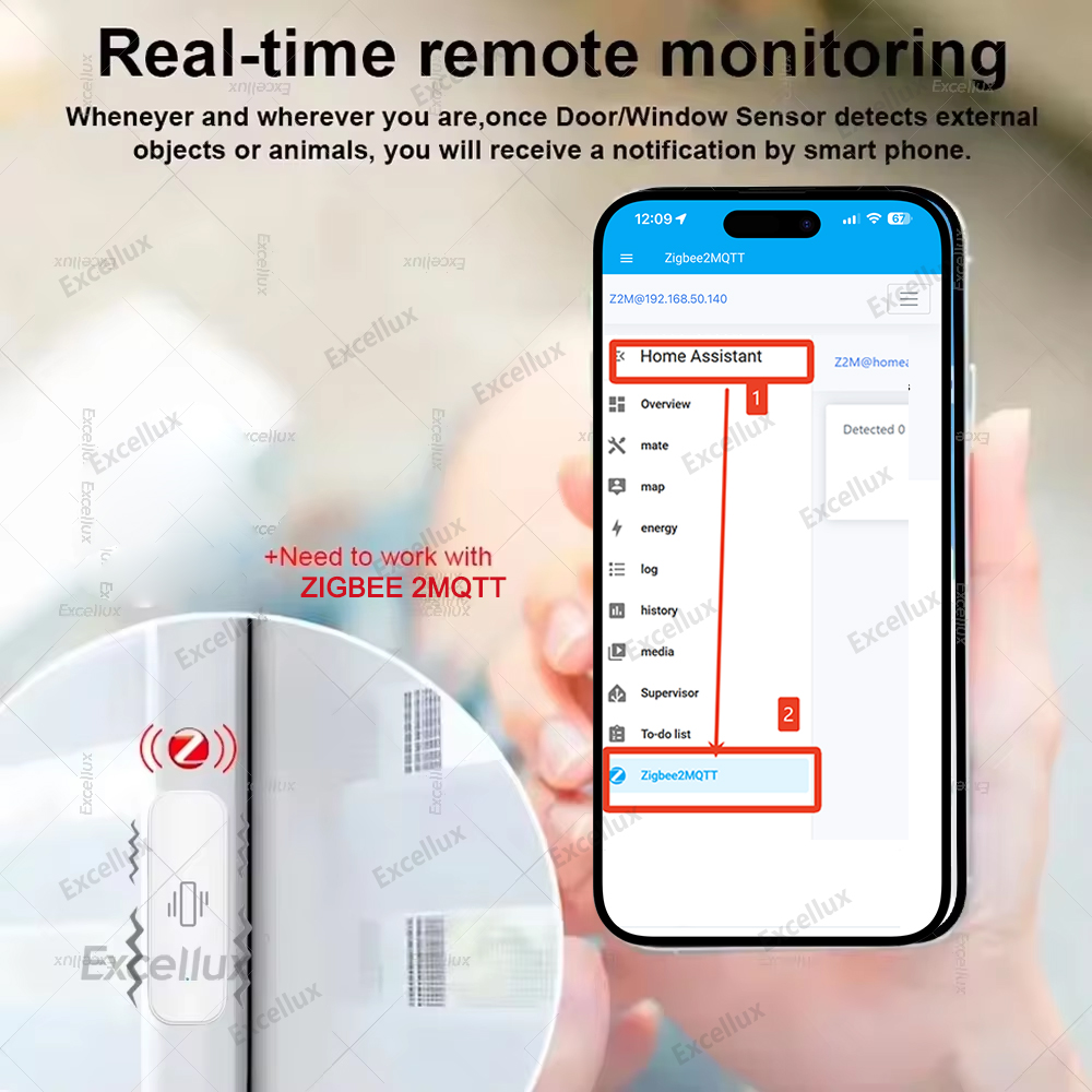 زيجبي الذكية مستشعر الاهتزاز ح - مراجعة Home Security And Monitoring وسعره