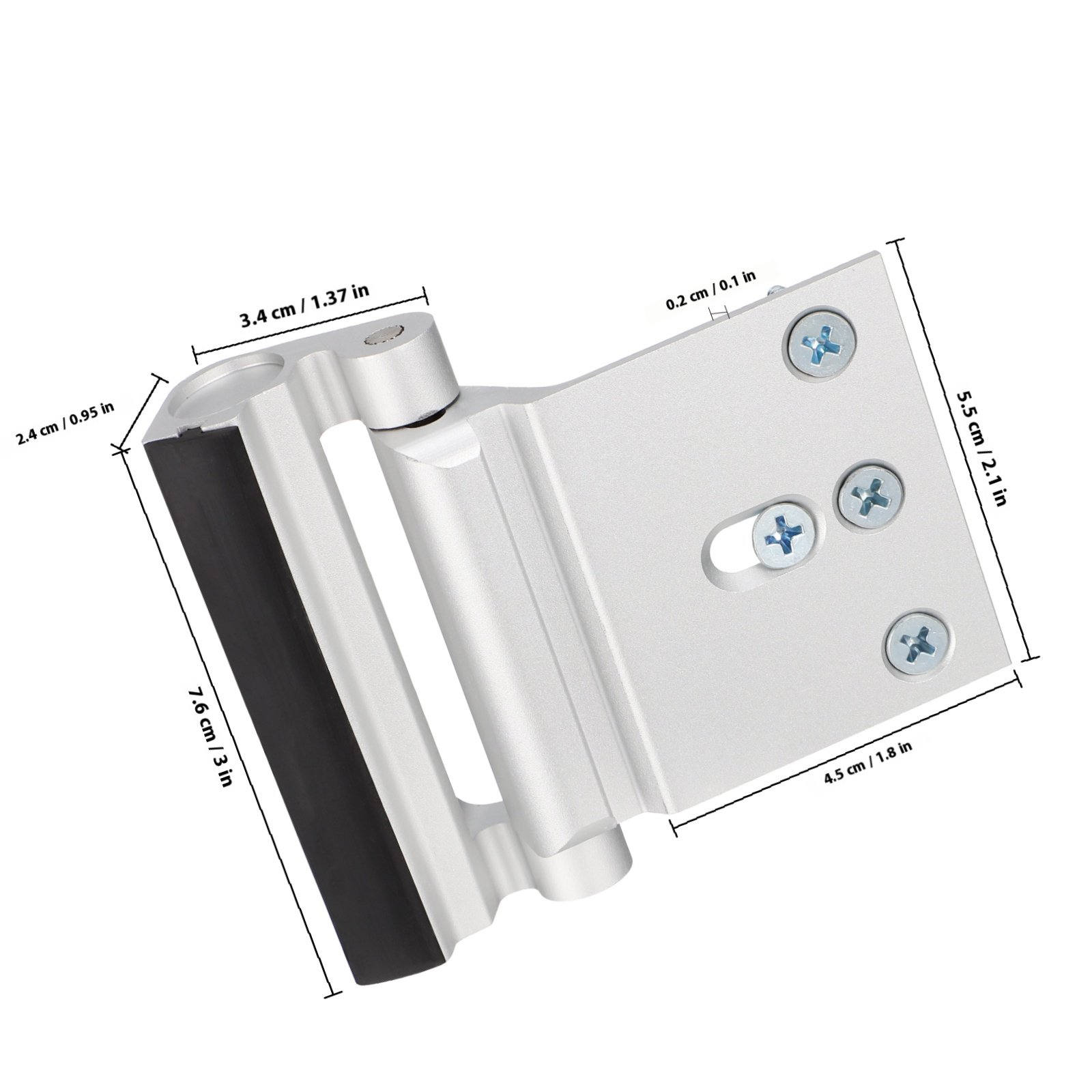 قطعتان من أقفال الأمان المصنوع - مراجعة Home Security Door Reinforcement Lock وسعره