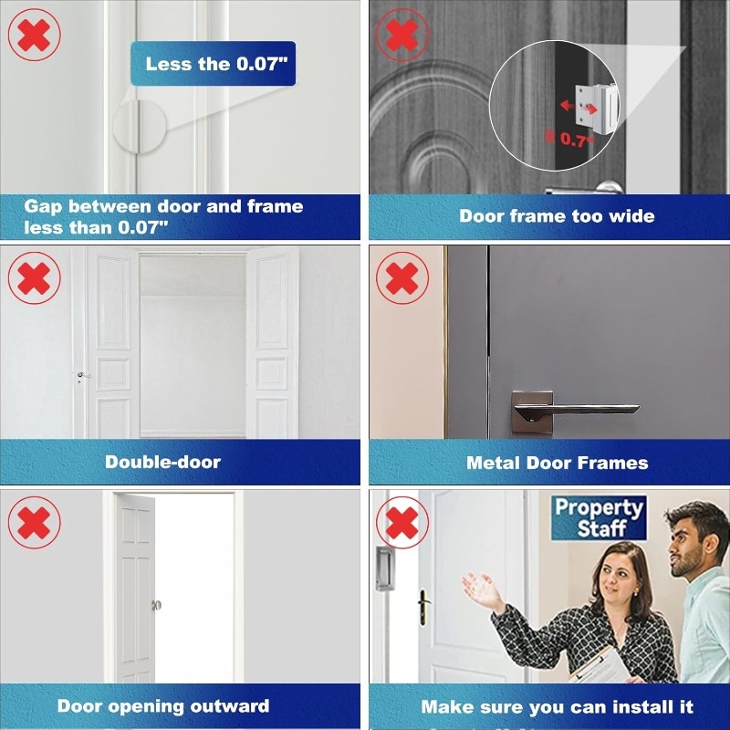 قفل تقوية للباب يمنع التسلل غي - مراجعة Home Security Door Reinforcement Lock وسعره