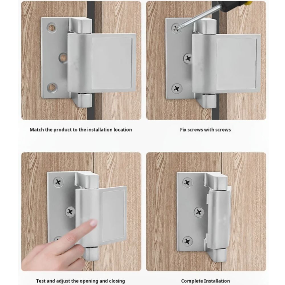 قفل باب من سبائك الألومنيوم عا - مراجعة Home Security Door Reinforcement Lock وسعره