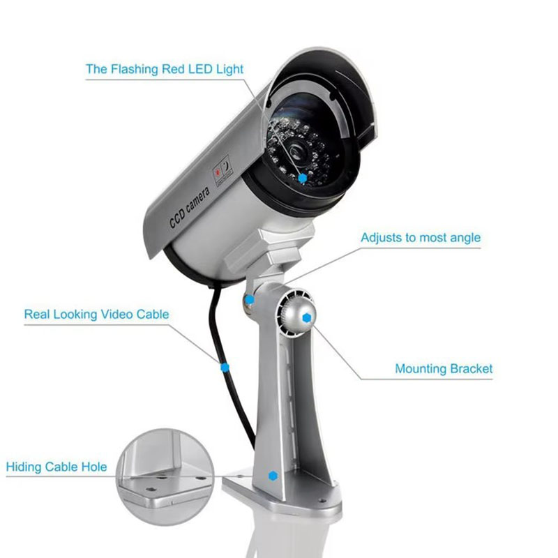 كاميرا مراقبة مقلدة، للاستخدام - مراجعة Home Security Features وسعره